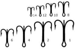 Mustad 3551 Bronzed Superior Treble Hooks -Cheap Line N Reel Store musbronsuptr 24895.1650814485