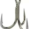 Mustad Jaw Lok Inline 5X Strong Treble Hooks
