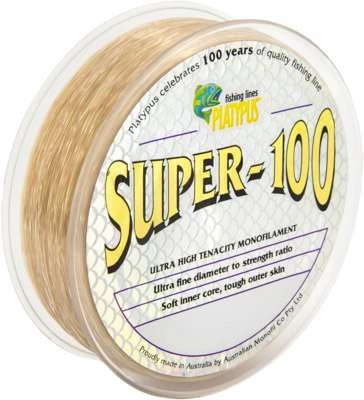Platypus Super-100 Monofilament Line - 6 Lb X 300 M - Natural Brown 1 Platypus Super-100 Monofilament Line - 6 Lb X 300 M - Natural Brown