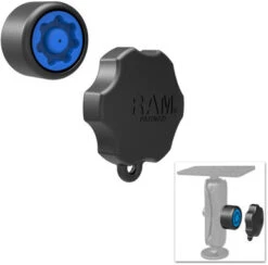 RAM Mounts Mixed Combination Pin-Lock Security Knob & Key Knob