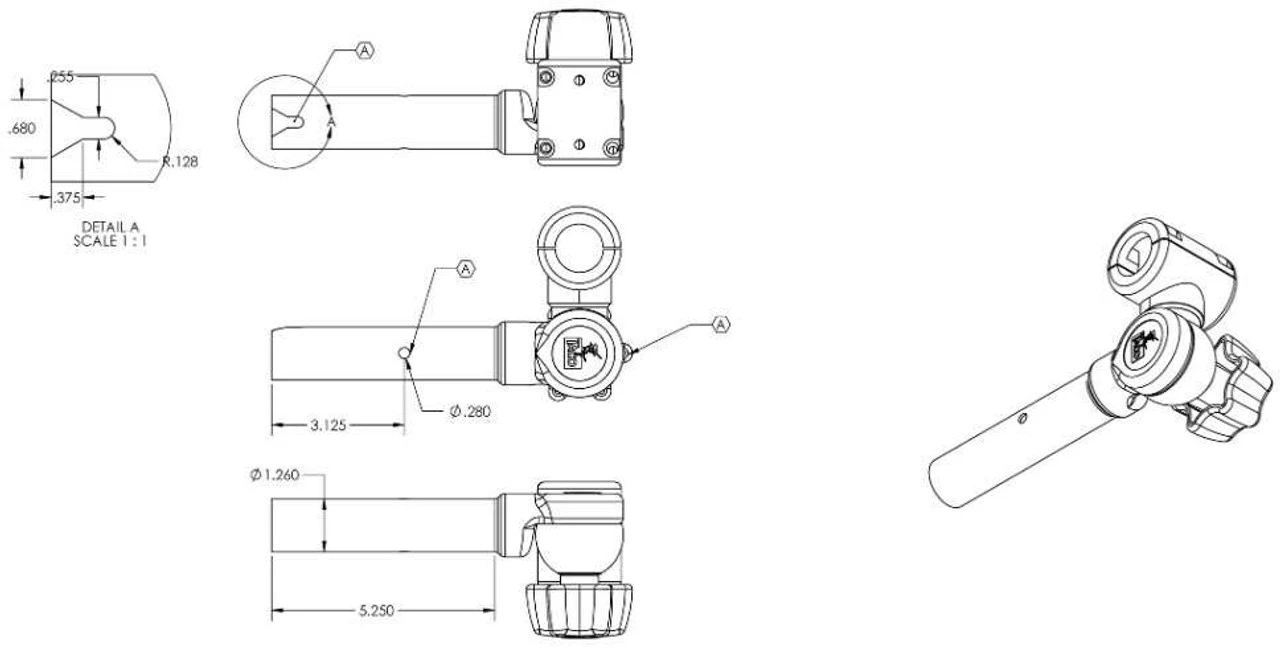 TACO ShadeFin Adjustable Clamp-On Pipe Mount 2 TACO ShadeFin Adjustable Clamp-On Pipe Mount - Image 2